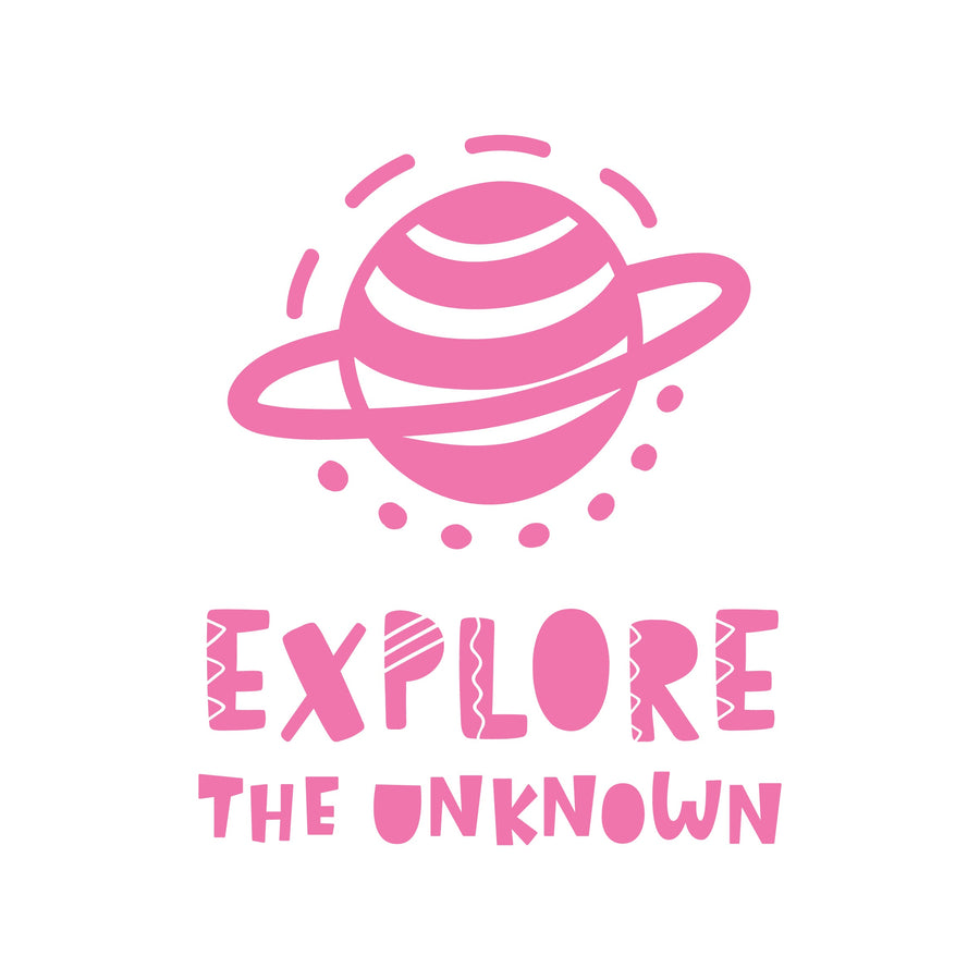 Explore the Unknown - Naljepnica za zid dječje sobe
