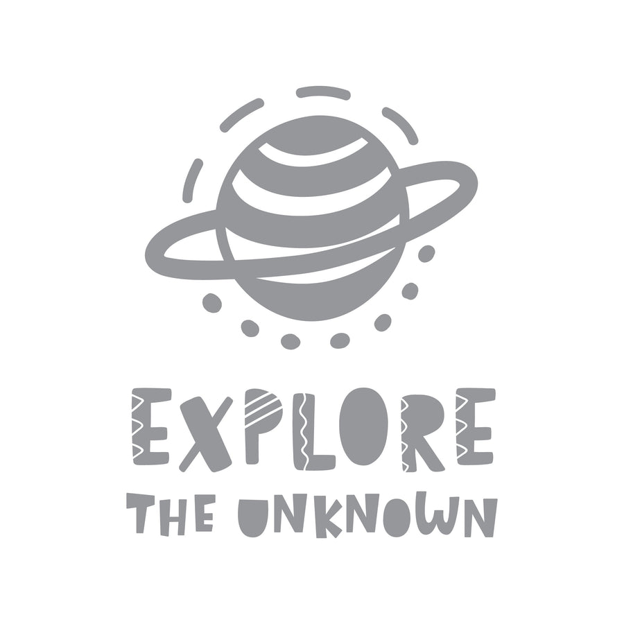 Explore the Unknown - Naljepnica za zid dječje sobe