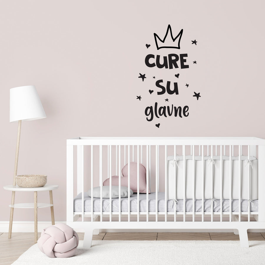 Cure su glavne - Naljepnica za zid dječje sobe