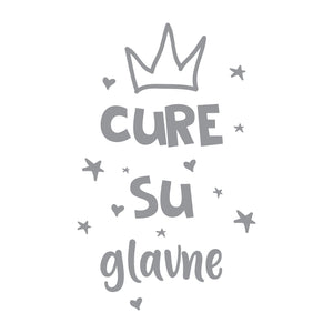 Cure su glavne - Naljepnica za zid dječje sobe