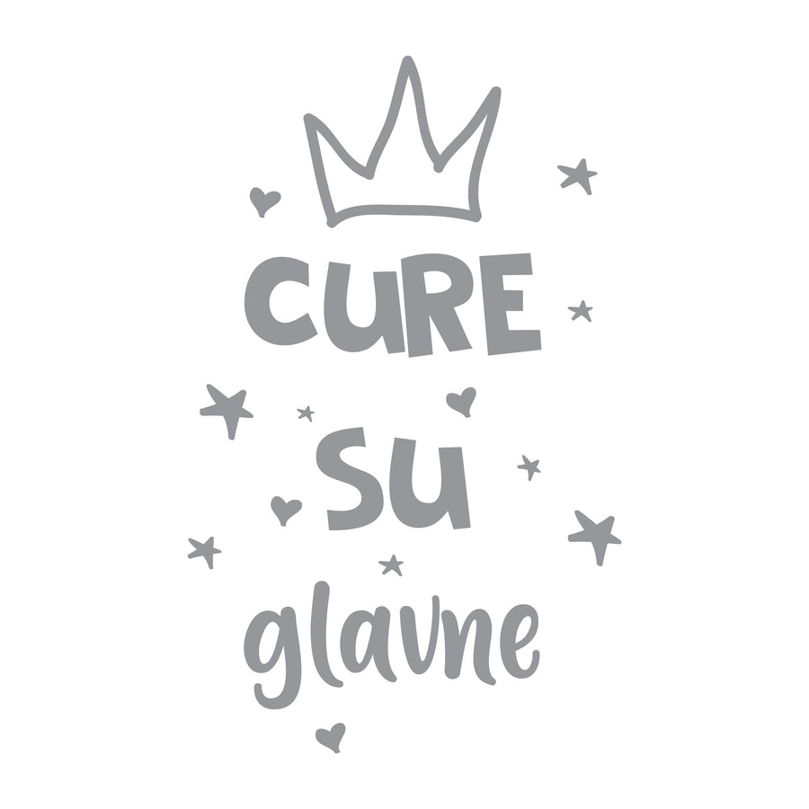 Cure su glavne - Naljepnica za zid dječje sobe