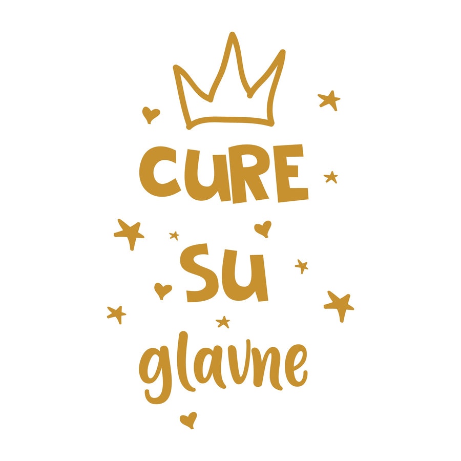 Cure su glavne - Naljepnica za zid dječje sobe