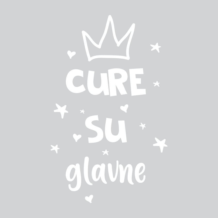 Cure su glavne - Naljepnica za zid dječje sobe