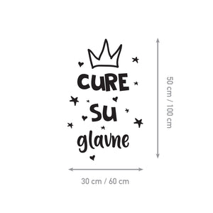 Cure su glavne - Naljepnica za zid dječje sobe