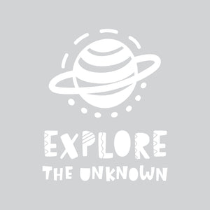 Explore the Unknown - Naljepnica za zid dječje sobe