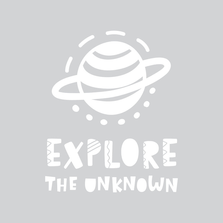 Explore the Unknown - Naljepnica za zid dječje sobe