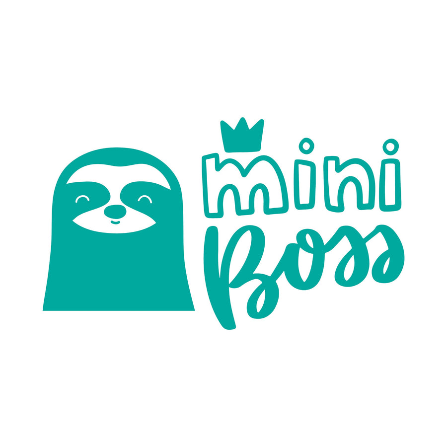 Mini Boss Sloth - Naljepnica za zid dječje sobe