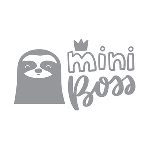 Mini Boss Sloth - Naljepnica za zid dječje sobe