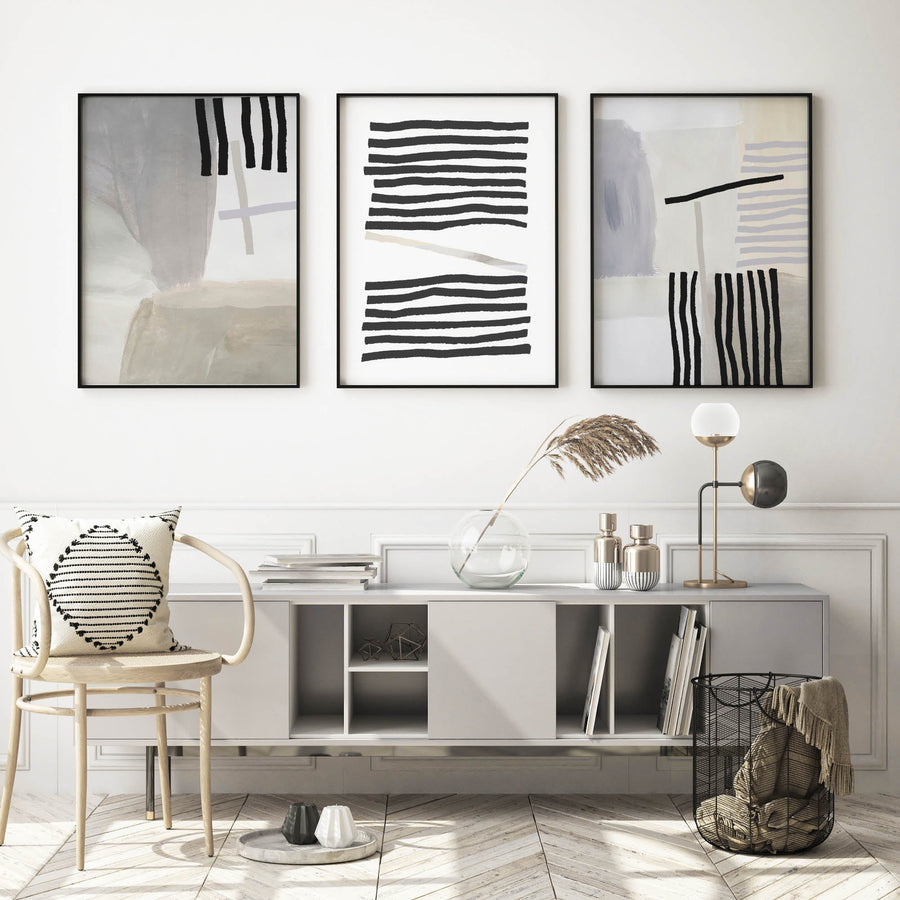 *RASPRODAJA* Stripes & Shades - Posteri (bez okvira) ili Slike Na Platnu (spremne za na zid)