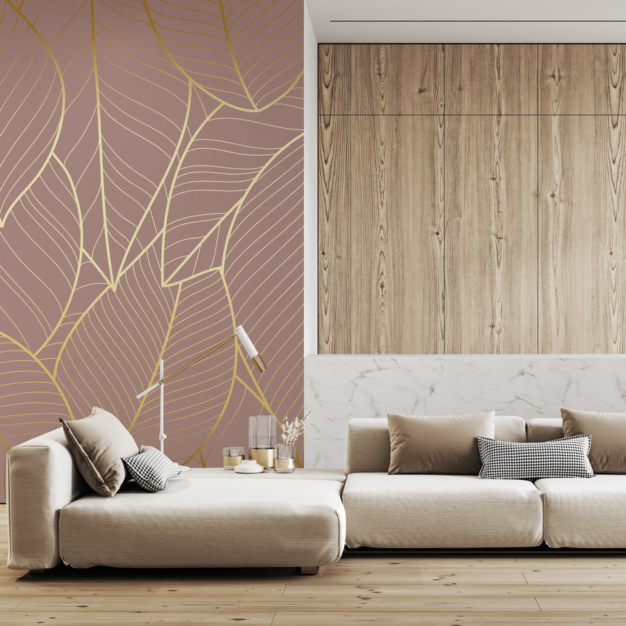 *RASPRODAJA* Modern Leaf - Zidna Tapeta - Mural - 150 cmx250 cm