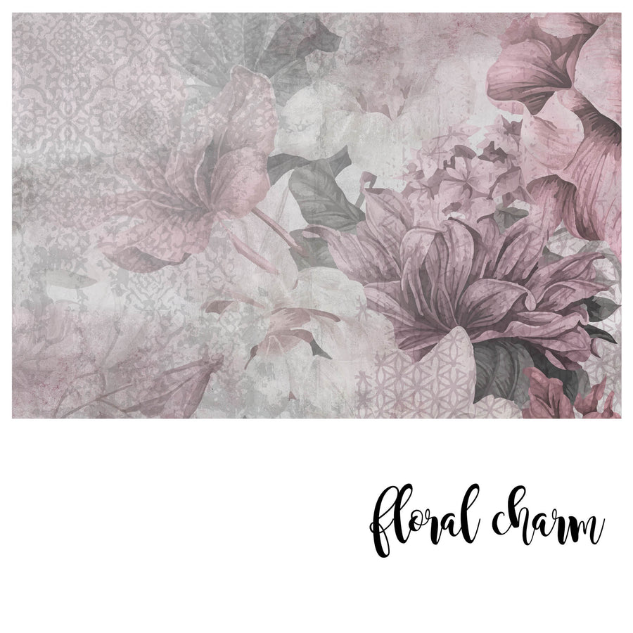 Floral Charm - Zidna Tapeta - Mural
