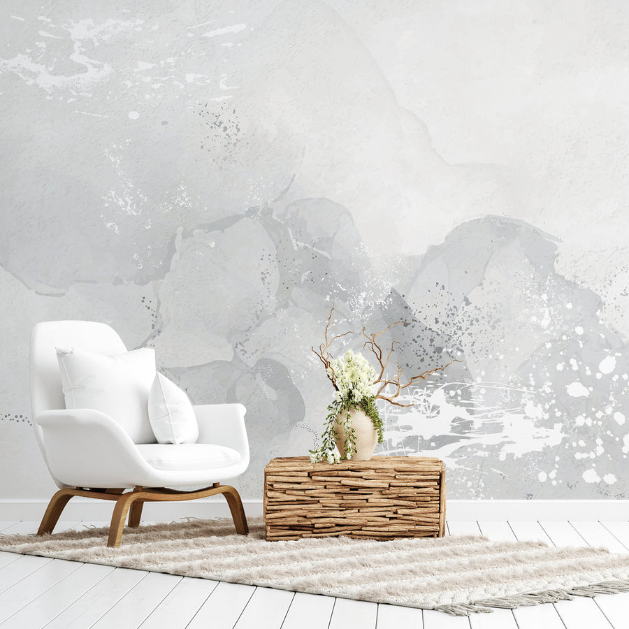 Splash of Gray - Zidna Tapeta - Mural