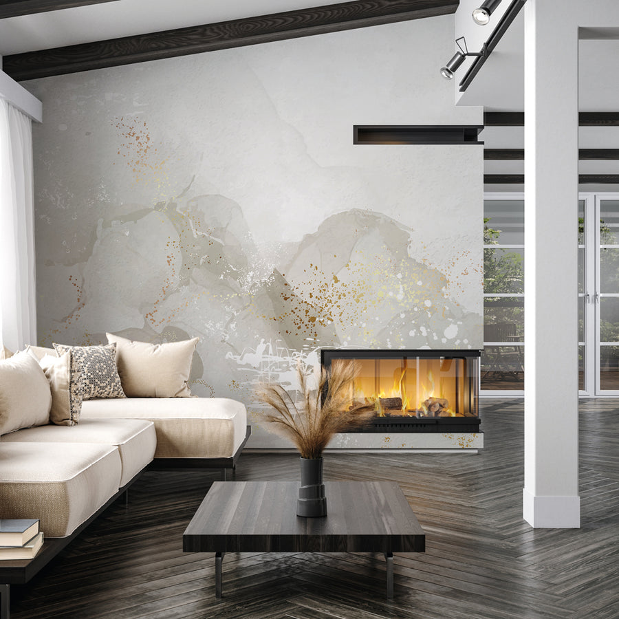 Splash of Taupe - Zidna Tapeta - Mural