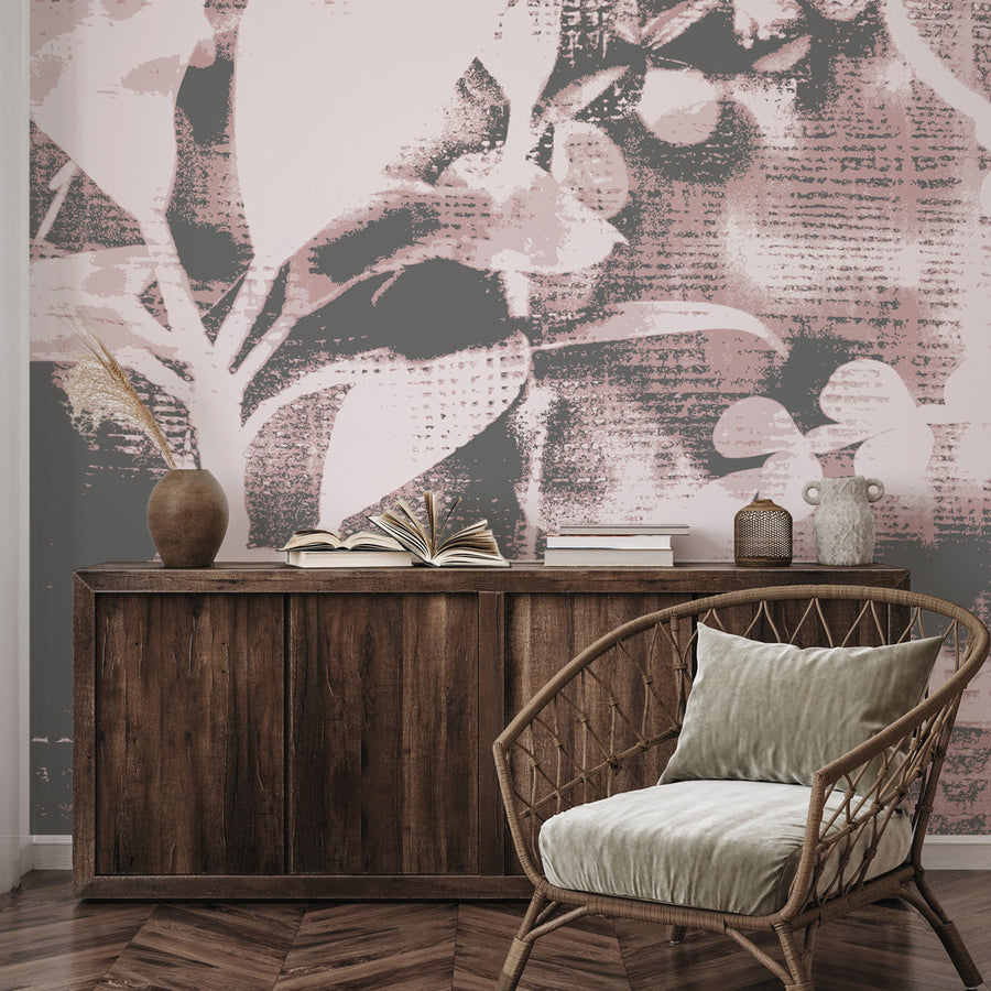 Urban Flora Rose - Zidna Tapeta - Mural