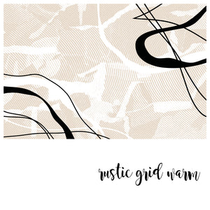 Rustic Grid Warm - Zidna Tapeta - Mural
