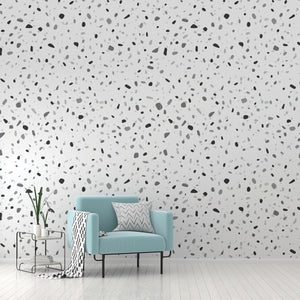 Mono Terrazzo - Zidna tapeta - Pattern