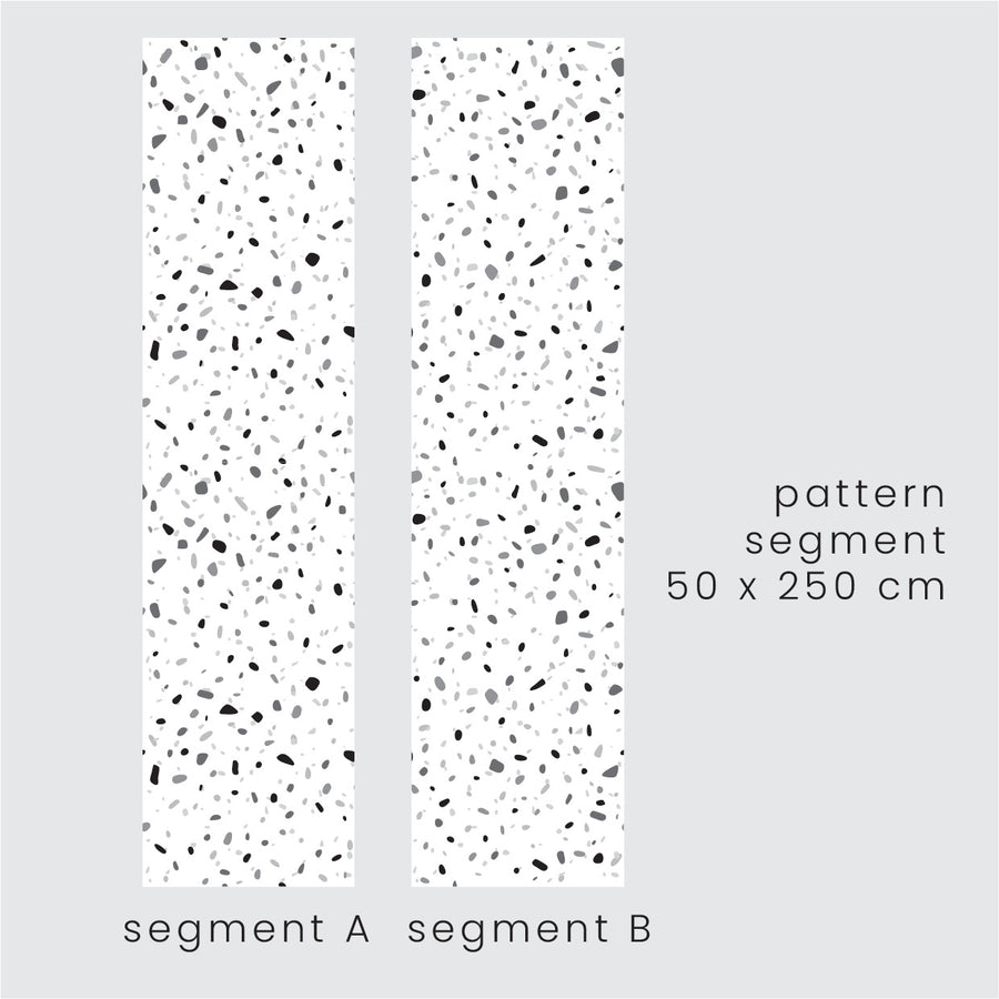 Mono Terrazzo - Zidna tapeta - Pattern