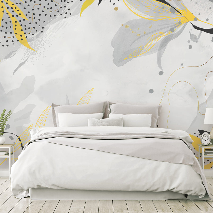 Botanical Accent - Zidna Tapeta - Mural