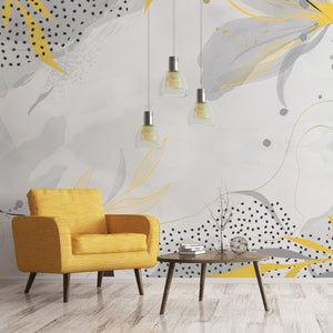 Botanical Accent - Zidna Tapeta - Mural