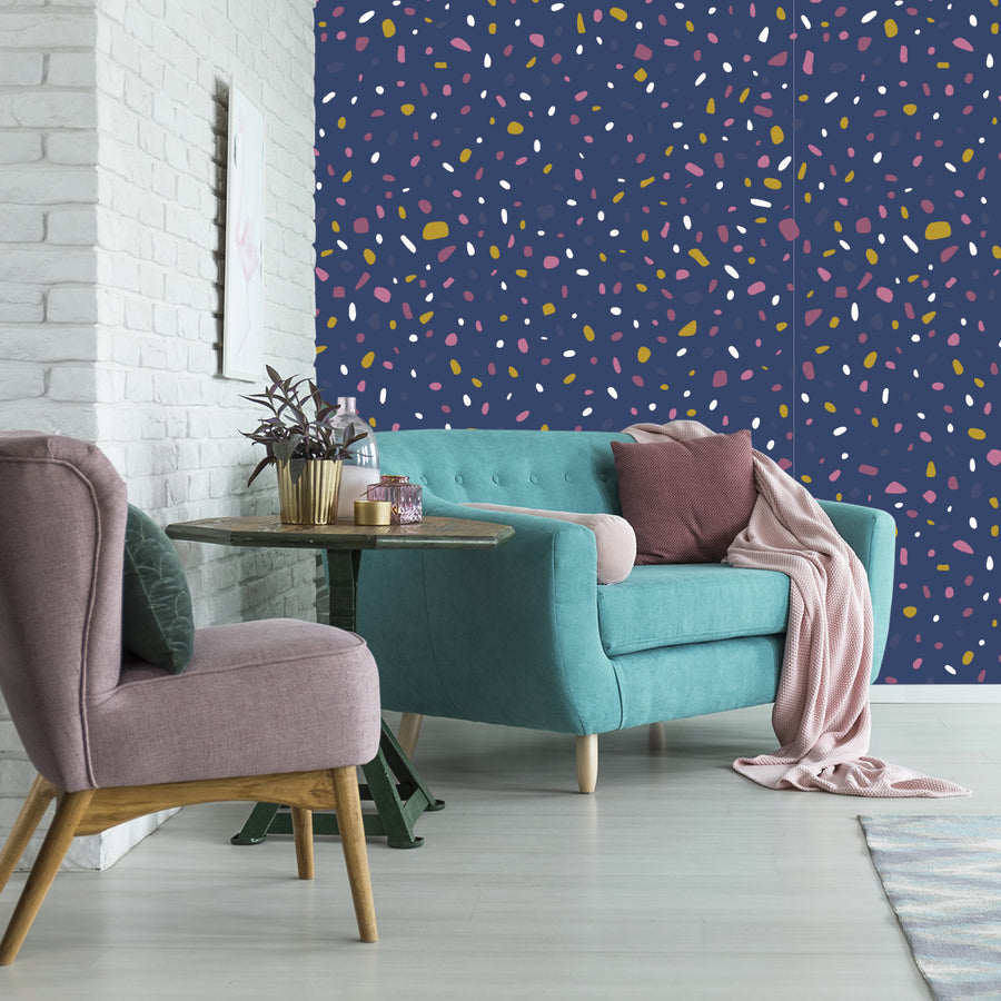 Terrazzo Accent - Zidna tapeta - Pattern