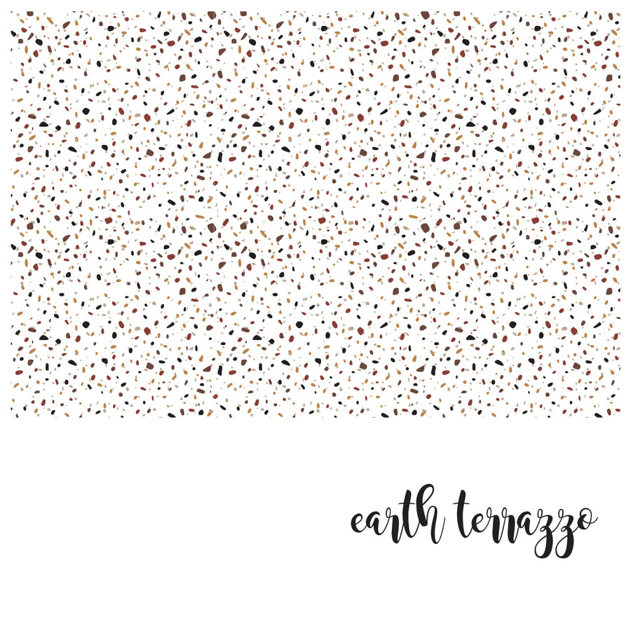 Earth Terrazzo - Zidna tapeta - Pattern