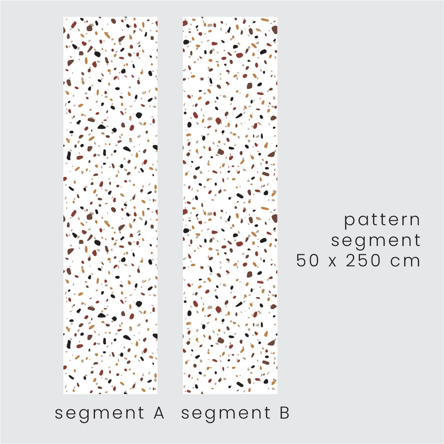 Earth Terrazzo - Zidna tapeta - Pattern