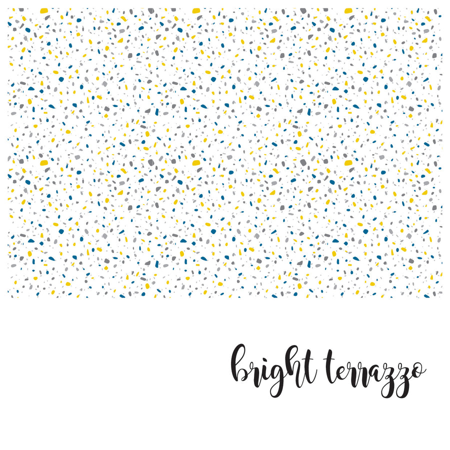 Bright Terrazzo - Zidna tapeta - Pattern