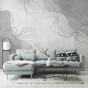 Artwork Lines - Zidna Tapeta - Mural