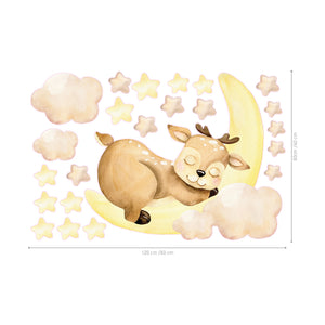 Dreaming Fawn @HIAWorkshop® - Naljepnice za zid dječje sobe