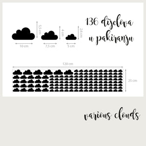 Various Clouds - Naljepnice za zid