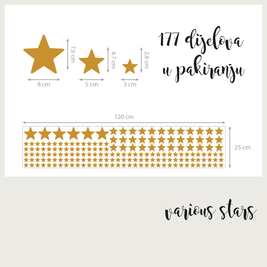 Various Stars - Naljepnice za zid