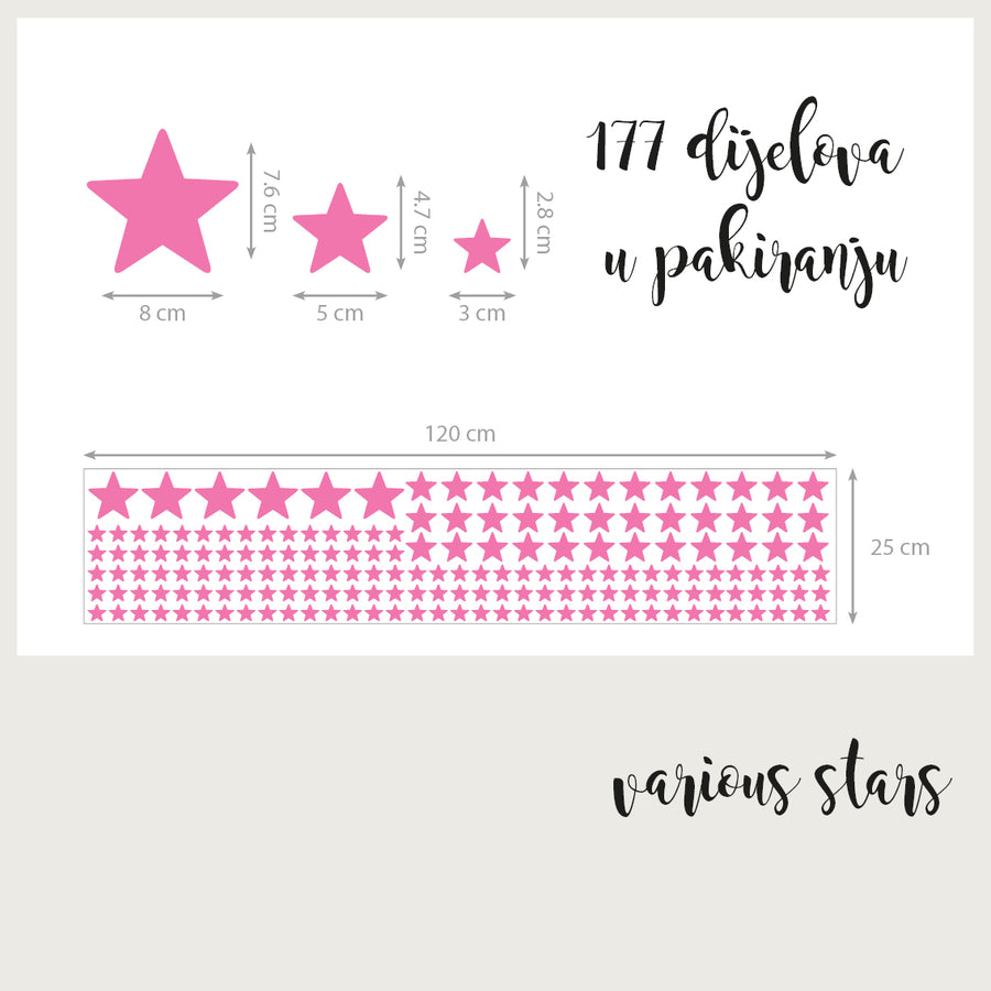 Various Stars - Naljepnice za zid