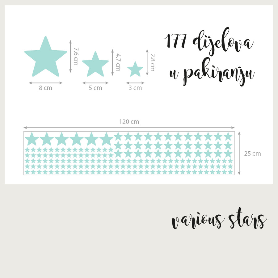 Various Stars - Naljepnice za zid