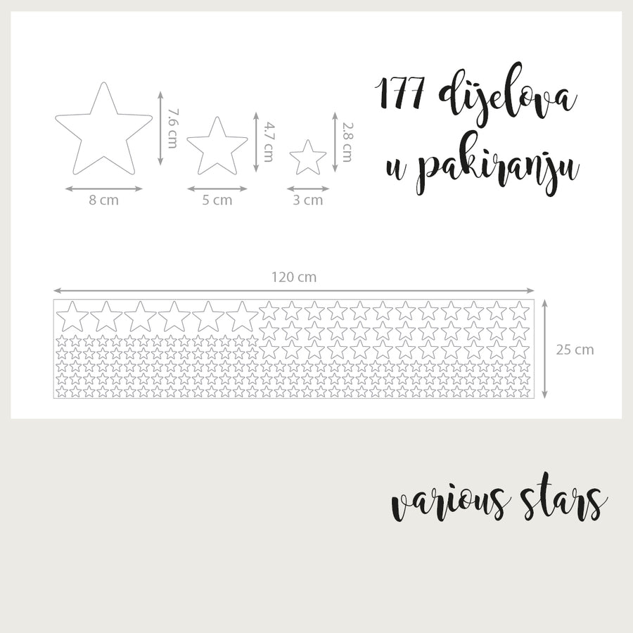 Various Stars - Naljepnice za zid