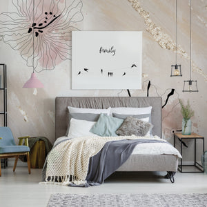 *RASPRODAJA* Flowerish Abstract - Zidna Tapeta - Mural 171x183 cm