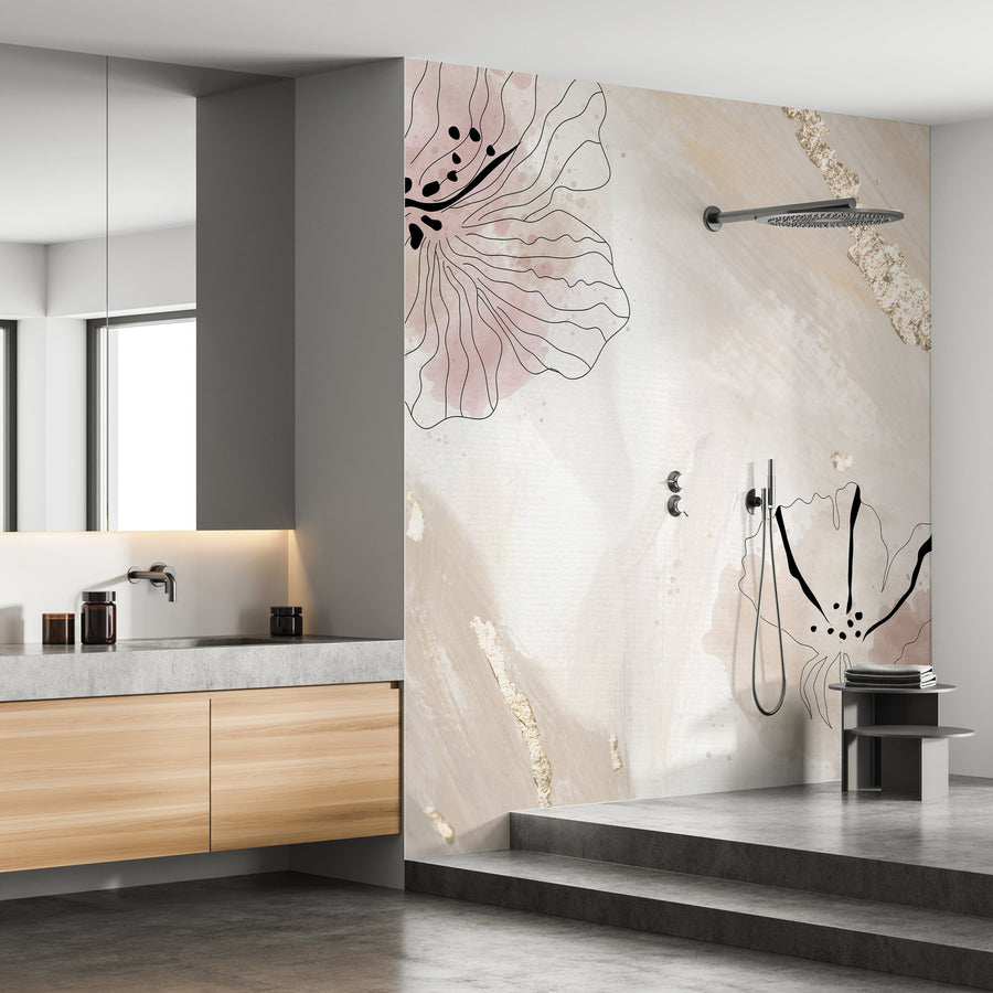 *RASPRODAJA* Flowerish Abstract - Zidna Tapeta - Mural 171x183 cm