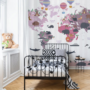 Animals Across The World 2 - Zidna Tapeta - Mural
