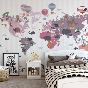 Animals Across The World 2 - Zidna Tapeta - Mural