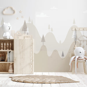 Scandinavian Mountains - Zidna Tapeta - Mural