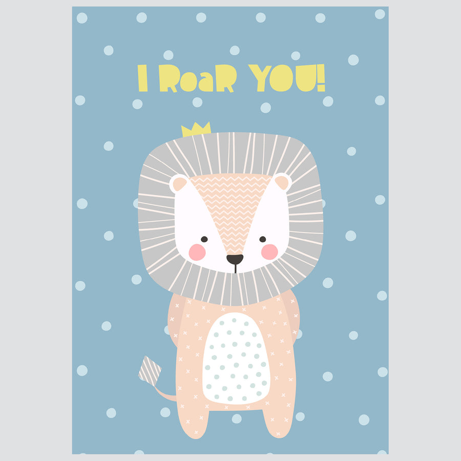 I Roar You - ilustracija za dječju sobu