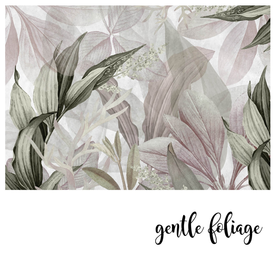 Gentle Foliage - Zidna Tapeta - Mural