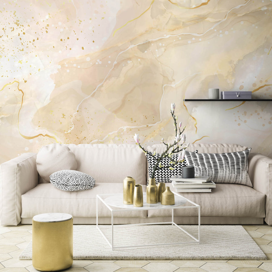 Liquid Sunset - Zidna Tapeta - Mural
