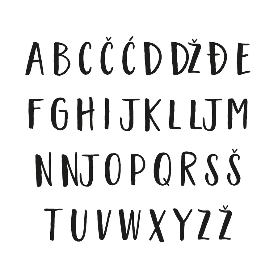 Leona Alphabet - Medium - visina 20 cm