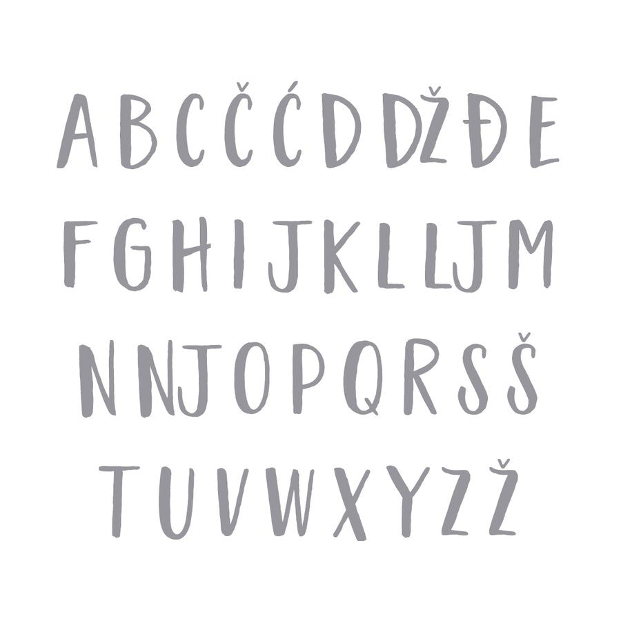 Leona Alphabet - Medium - visina 20 cm