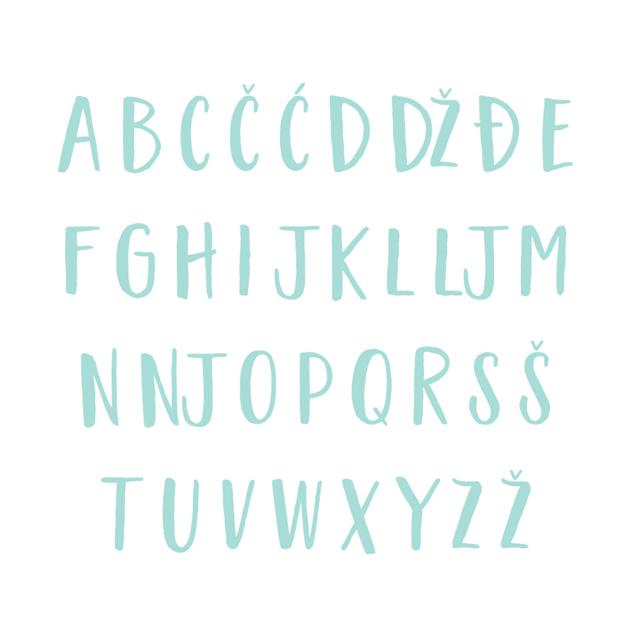 Leona Alphabet - Small - visina 15 cm