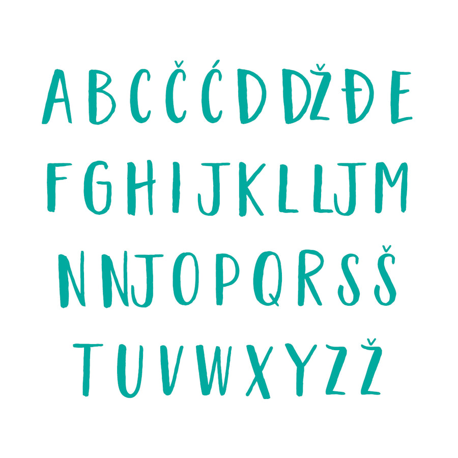 Leona Alphabet - Medium - visina 20 cm