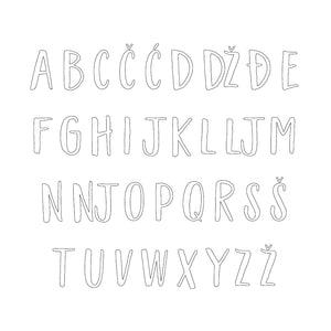 Leona Alphabet - Medium - visina 20 cm