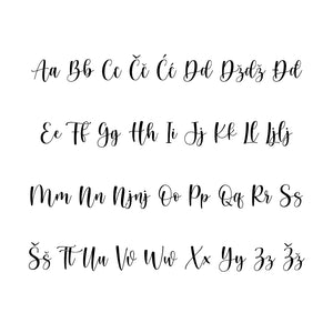 Kristina Alphabet - Large - visina 30 cm
