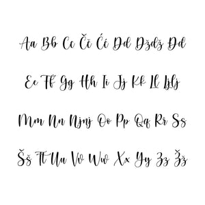 *RASPRODAJA* Kristina Alphabet - Small - visina 15 cm Ime: Marieta
