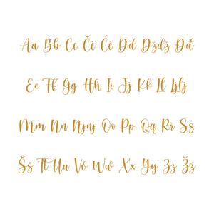 Kristina Alphabet - Large - visina 30 cm